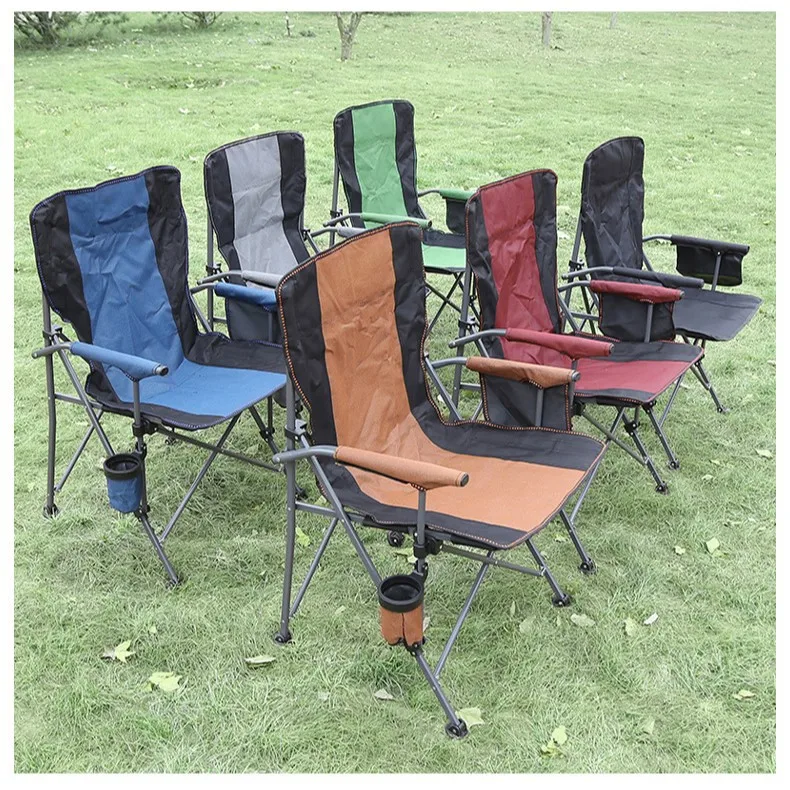 

Оборудование для кемпинга Складной стул Открытый складной стул Портативный барбекю Самовождение Рыбалка Пляж Ch air Стабильный