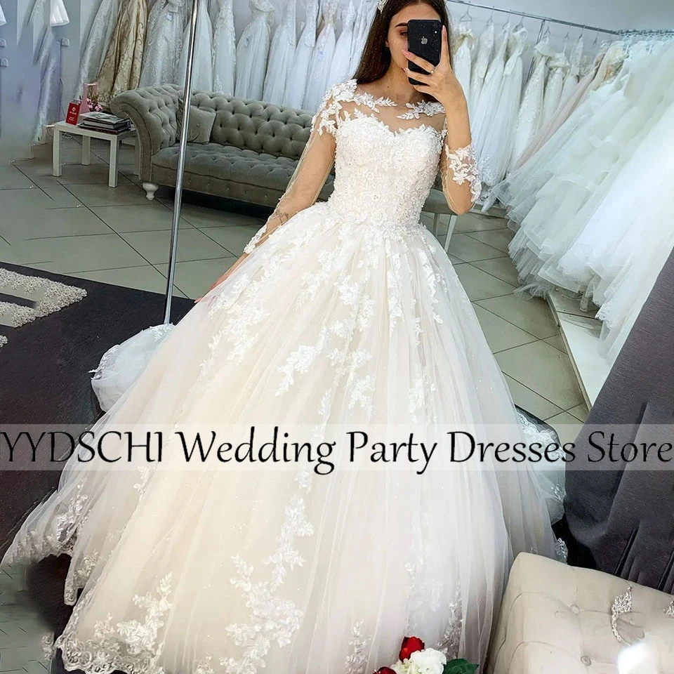 

Vestidos De Novia Wedding Dress Lace 2023 White Dress For Civil Wedding Exquisite Dress robe de soiree femmes Gala Dresses Woman