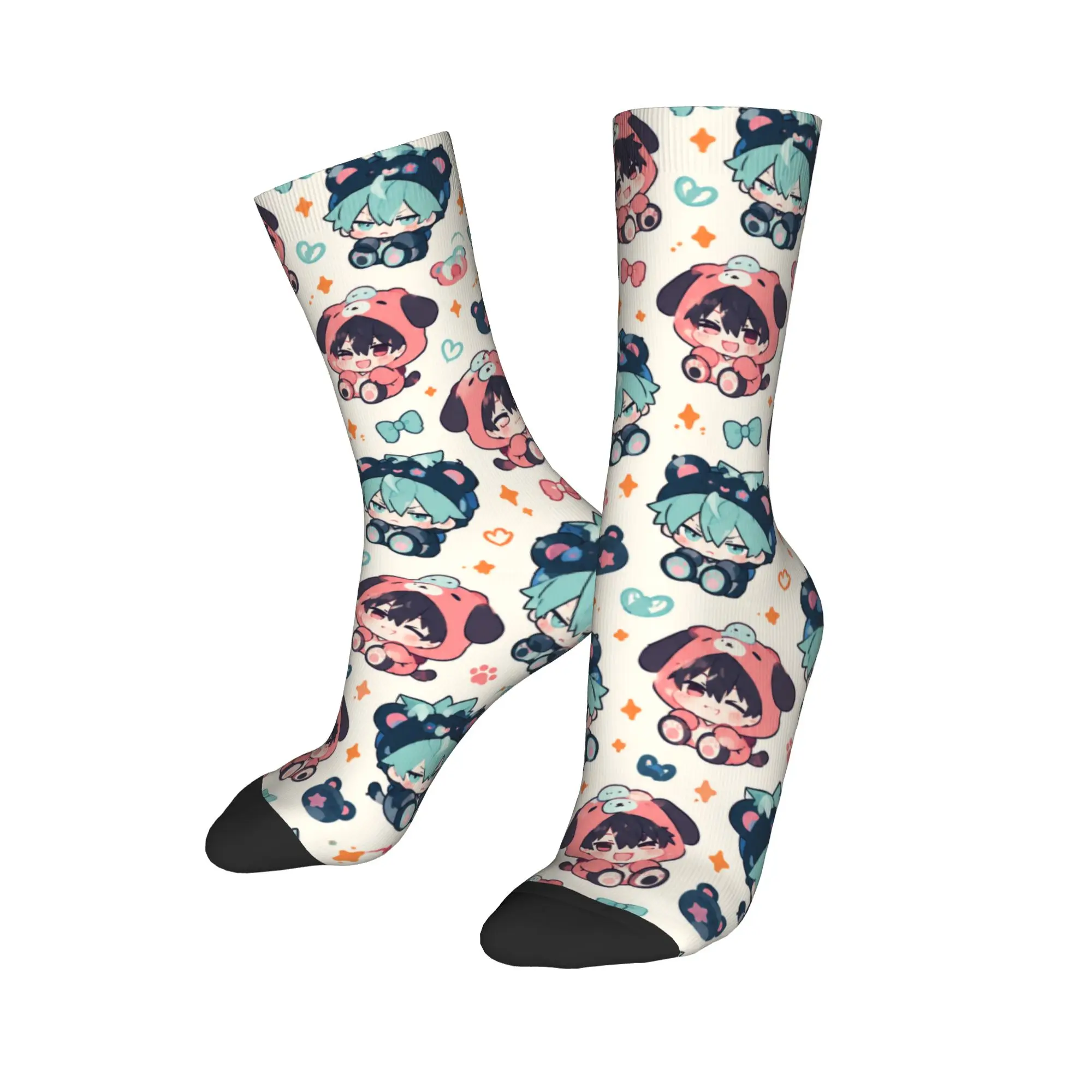 Women Men Socks Ivantill Till Alien Stage Chibi Graphic  Stockings Anti Bacterial Comfortable Socks Autumn Custom Cycling Socks