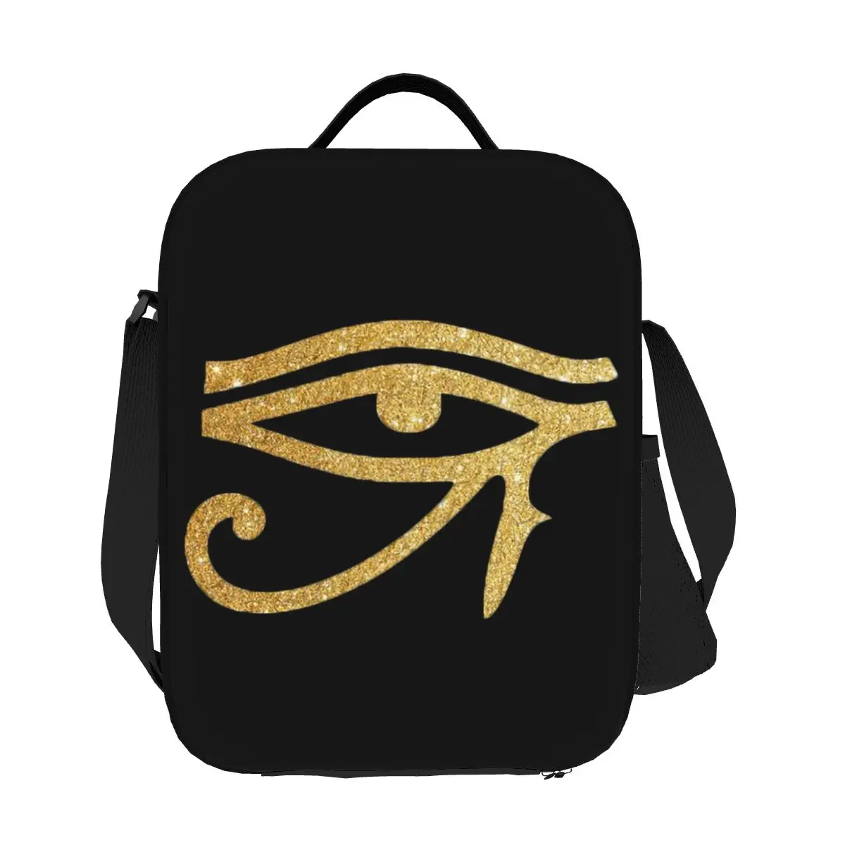 

Custom Egypt Eye Of Horus Insulated Lunch Bag for Women Ancient Egyptian Culture Thermal Cooler Lunch Box Office Picnic Travel