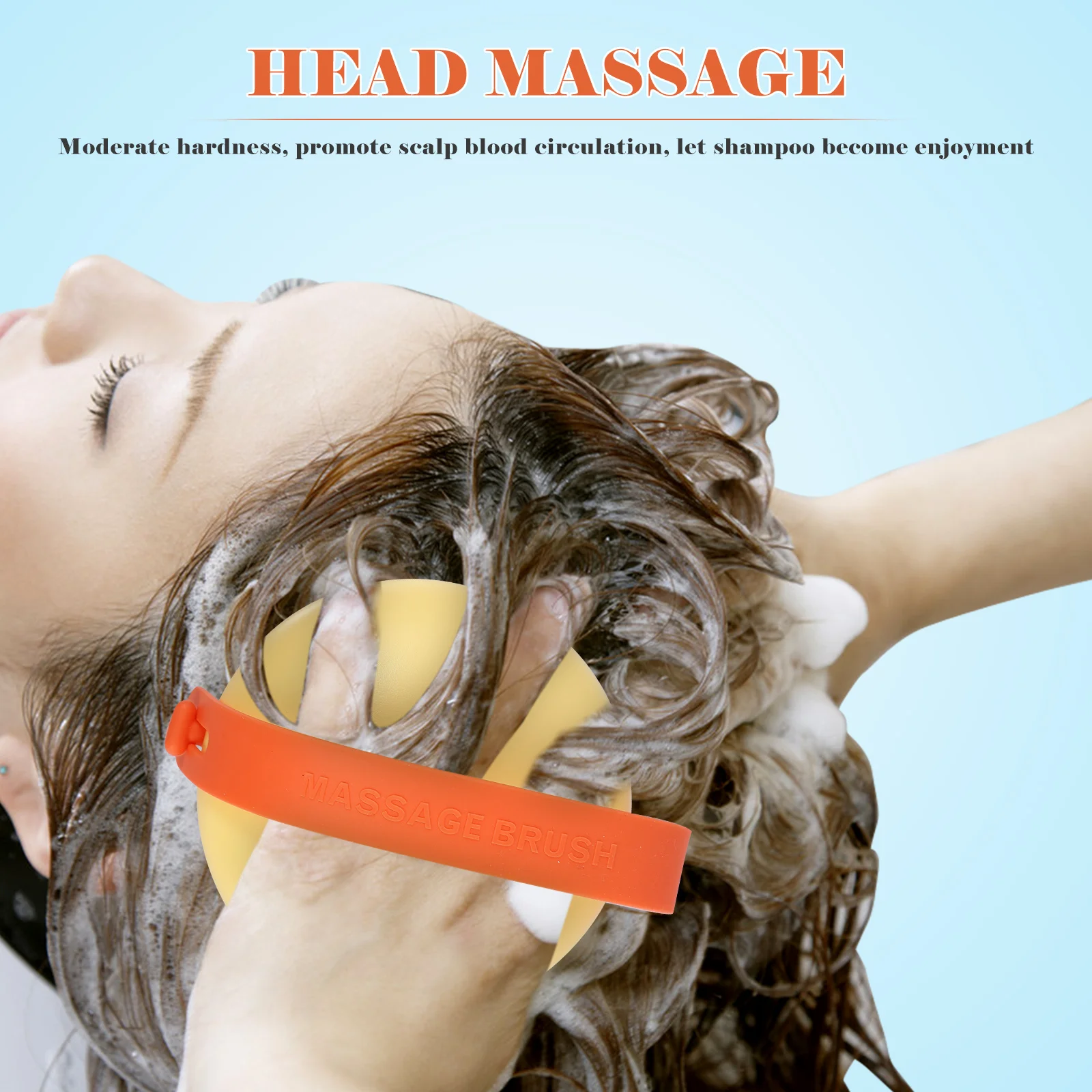 

2Pcs Silicone Shower Brush Bath Scrubber Body Massage Exfoliation Brush Deep Clean Pores Soft Skin Care Body Bathroom