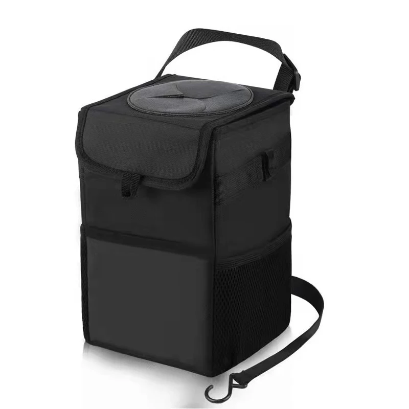 Faltbare Auto Mülleimer Tragbare Lagerung Mesh Tasche Hängen Mülleimer Rücksitz Lagerung Wasserdichte Mülleimer Lagerung Tasche