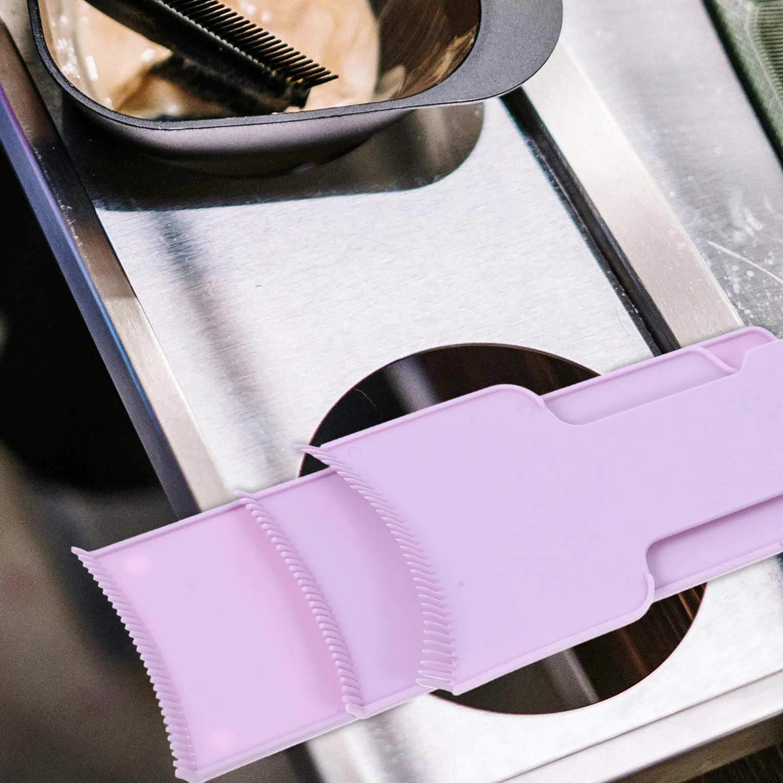 

3Pcs Hair Coloring Boards with Comfort Handle Professional Highlighting Board for Home Salon Use Dyeing Coloring Plate Hair