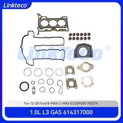 Engine Cylinder Head Full gasket set Fit 1.0 T L L3 GAS M1JE For 12-20 1.0L Ford B-MAX ECOSPORT EcoBoost FOCUS FIESTA 614317000