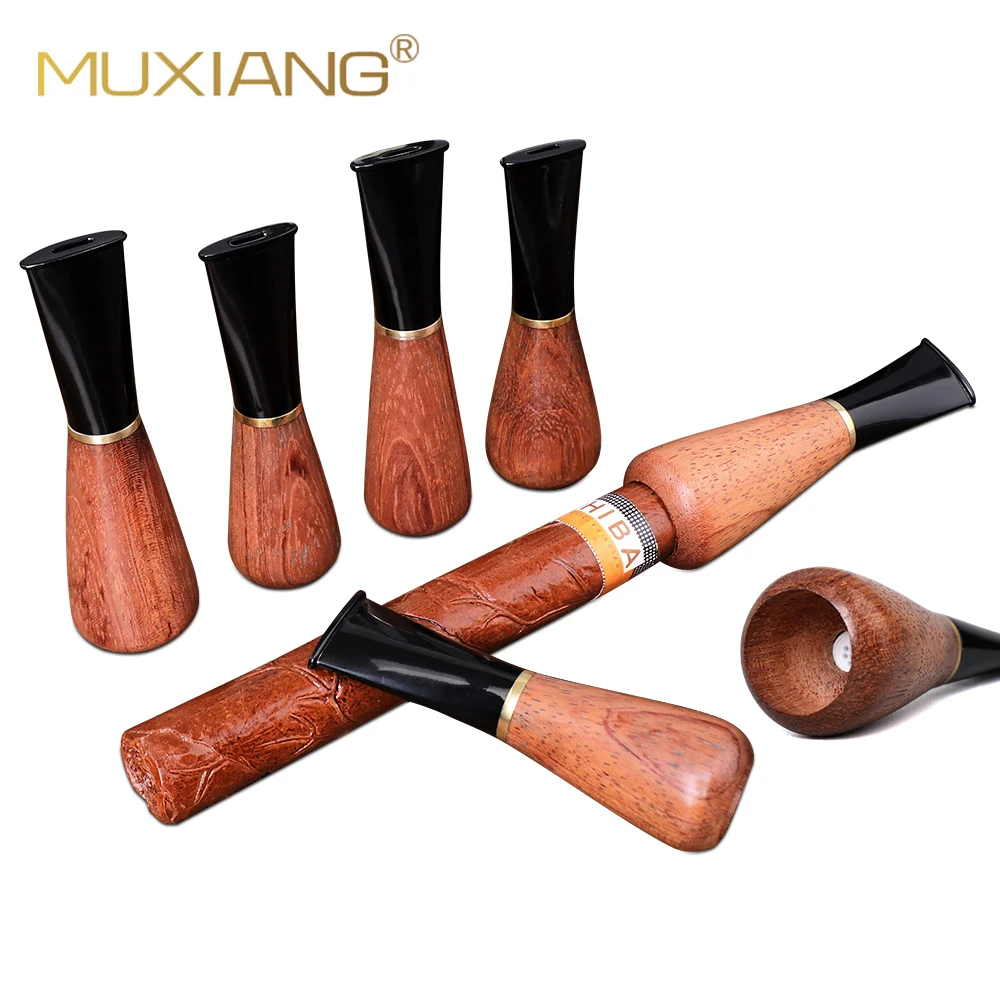 1pc Cigar Holder Smoking Accessories Tobacco Rod Cigarette Mouthpiece Smoke Pipe Nozzle 9mm Filter Rosewood Cigar Accessories