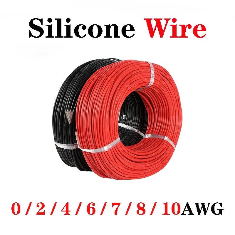 

4/6/7/8/10AWG High Quality Black And Red Tinned Copper Flexible Cable - Ideal for Car, Inverter, RV, Solar