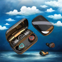 M10 Bluetooth Earphones Handfree LED Dispay Bluetooth Headphones HiFi Stereo Music Wireless Earbuds Waterproof Gaming Headset