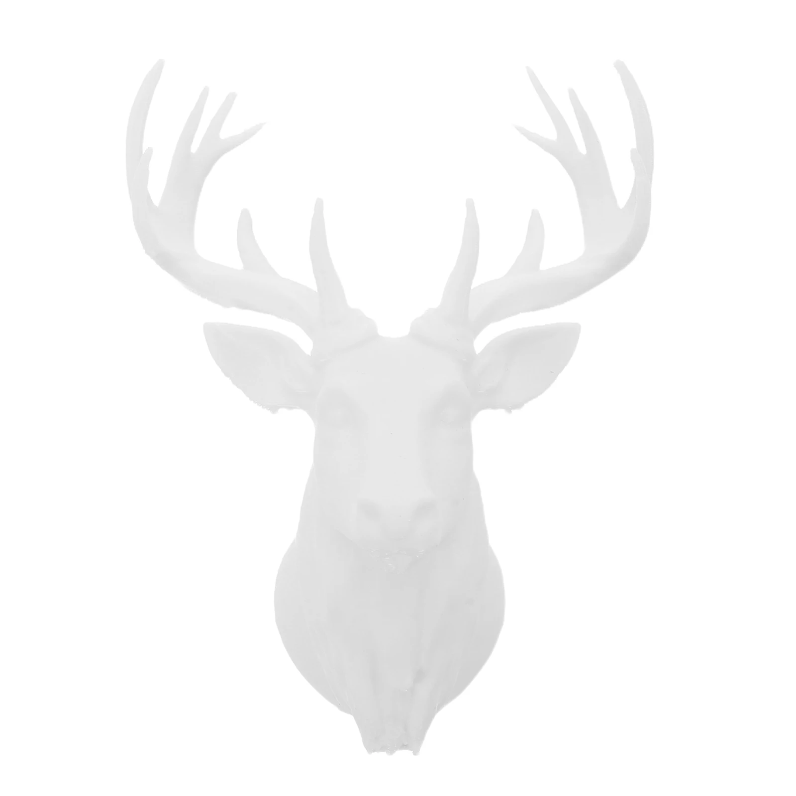 

Miniature Deer Head Wall Decoration Plastic Faux Skull Statue For Dollhouse Boho Animal Art Decor Living Room Bedroom Apartment