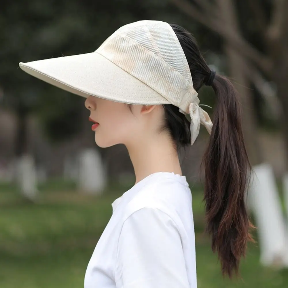 Fashion Summer Womens Sun Hat Ultraviolet-proof Breathable Lady Beach Hat Adjustable Casual Sunscreen Hat