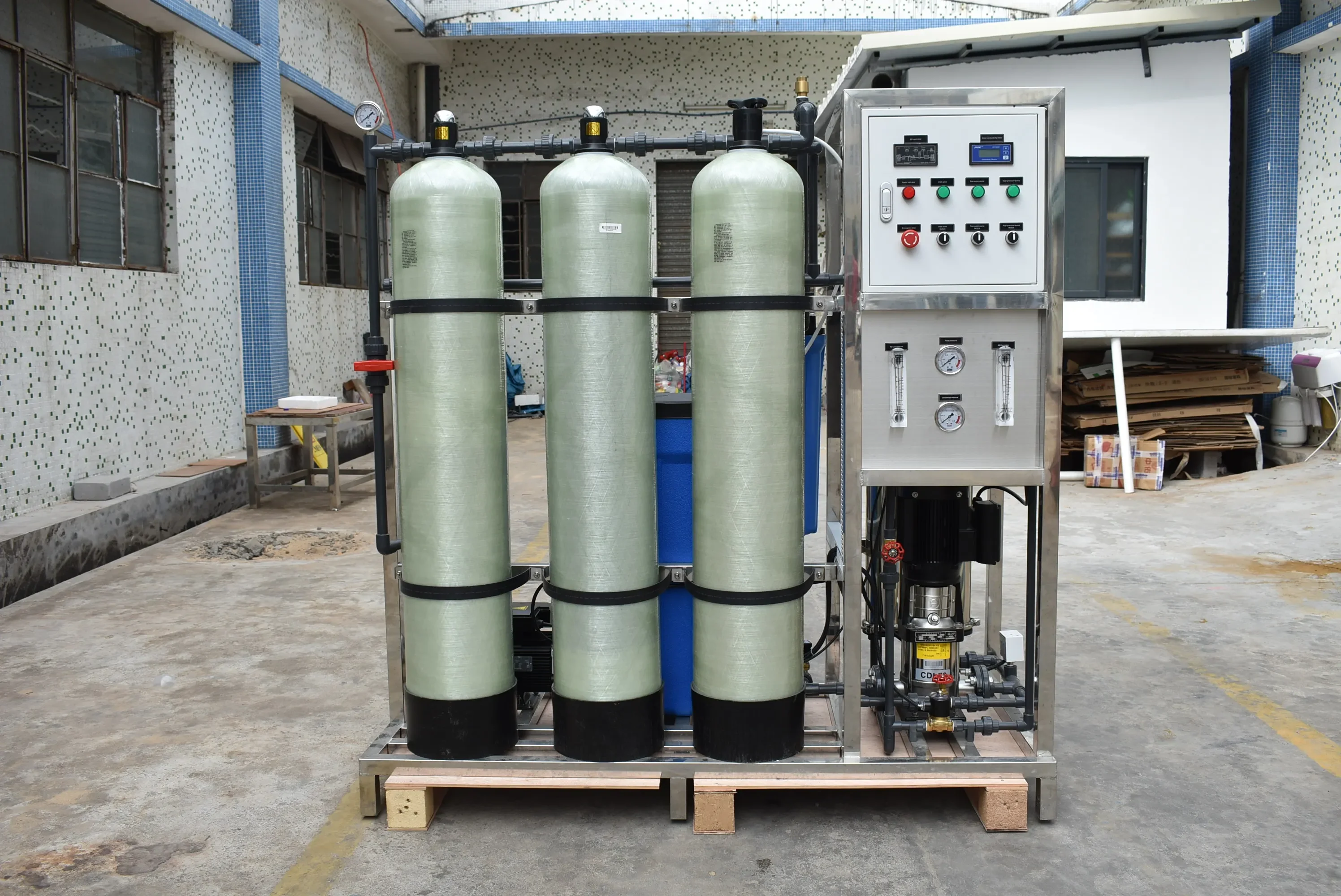 Cheap Underground water finding Industrial Reverse Osmosis Salt Water Treatment Machine for Water refilling station machine