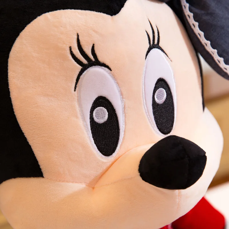 Disney Mickey Mouse Minnie Plush Toys Kawaii Cartoon Soft Stuffted Pillow Sofa Decoration Plushie Dolls Children Birthday Gift