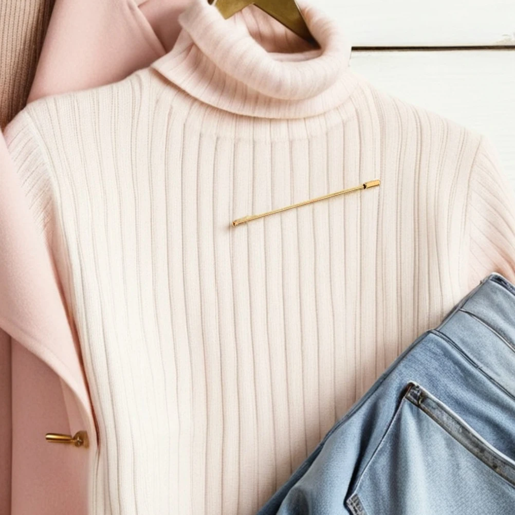 

100pcs Brooch Pin Sticks Metal 90mm Stainless Steel Straight for Crafts Jewelry Making Hat Boutonniere