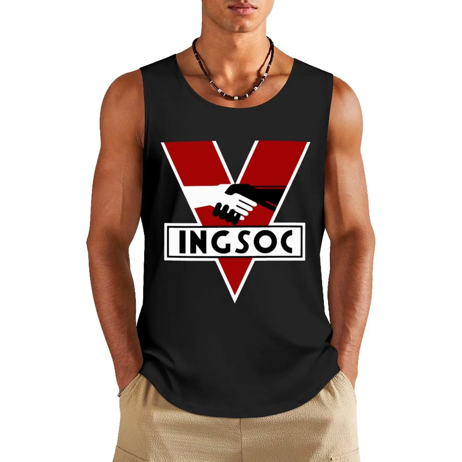 1984 Ingsoc Tank Top sexy clothes men anime t-shirts