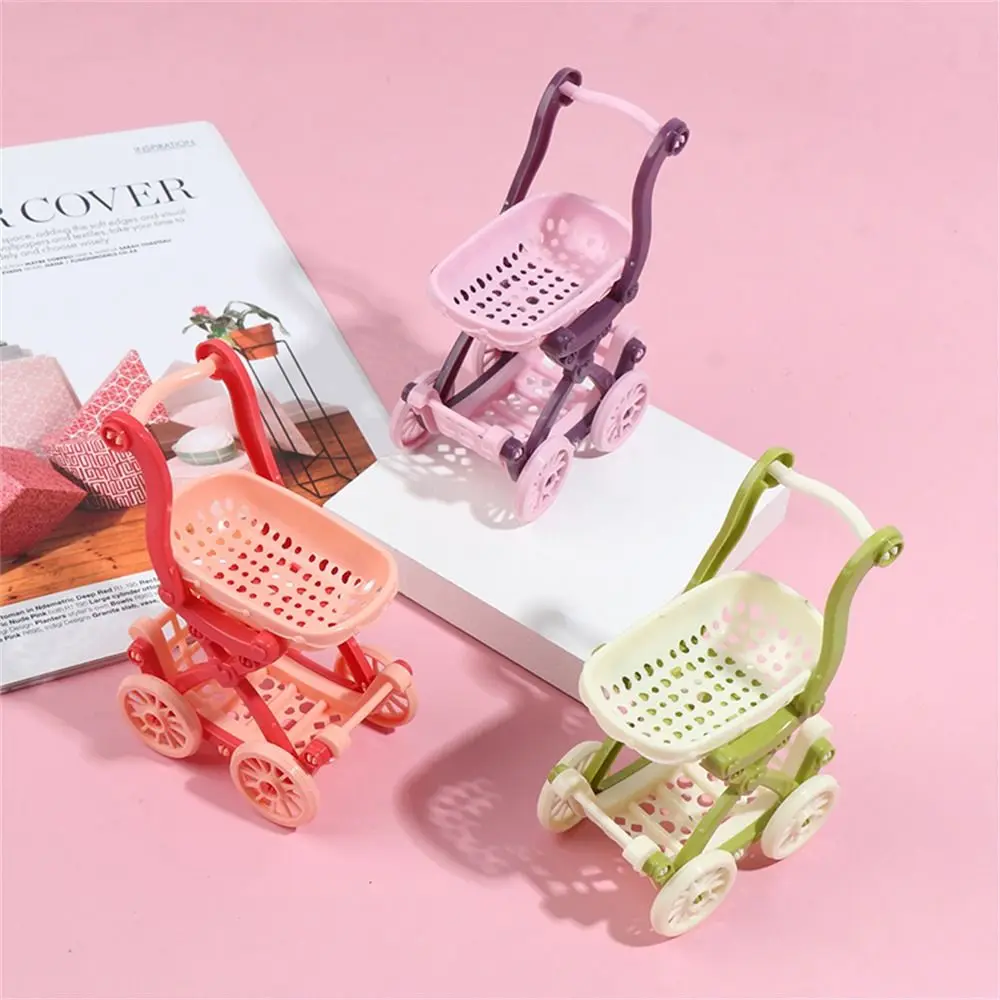 Carrello della spesa Carrello portaoggetti per giocattoli Carrello per supermercato Carrello per casa delle bambole Mobili per supermercato Carrello della spesa Accessori per casa delle bambole