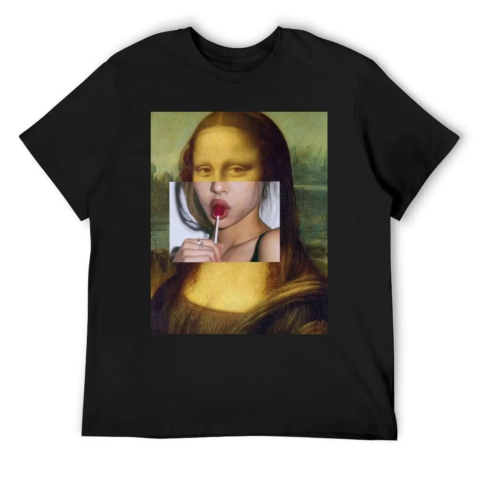 

Mona Lisa T-Shirt shirts graphic custom t shirt new edition Blouse mens plain t shirts