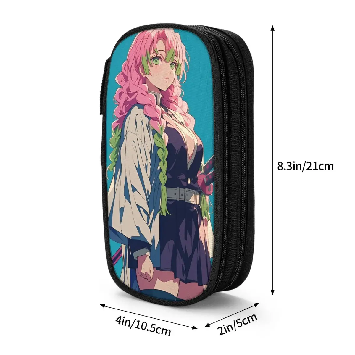 الحب هاشيرا ميتسوري كانروجي مقلمة متعة أنيمي شيطان القاتل حامل قلم حقيبة أطفال سعة كبيرة مكتب سستة pencelcases