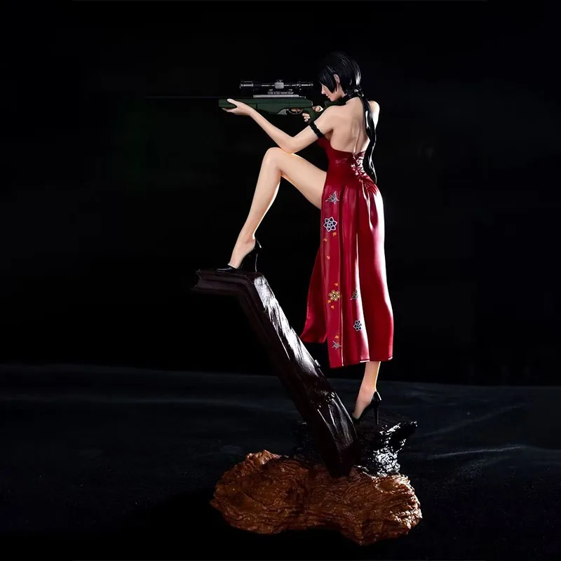 Anime Figure Toy 36cm Ada Wong Biohazard Girls Figure Game Action Figures Collectible Statue Doll Birthday Toy Gift Pvc Gk Model