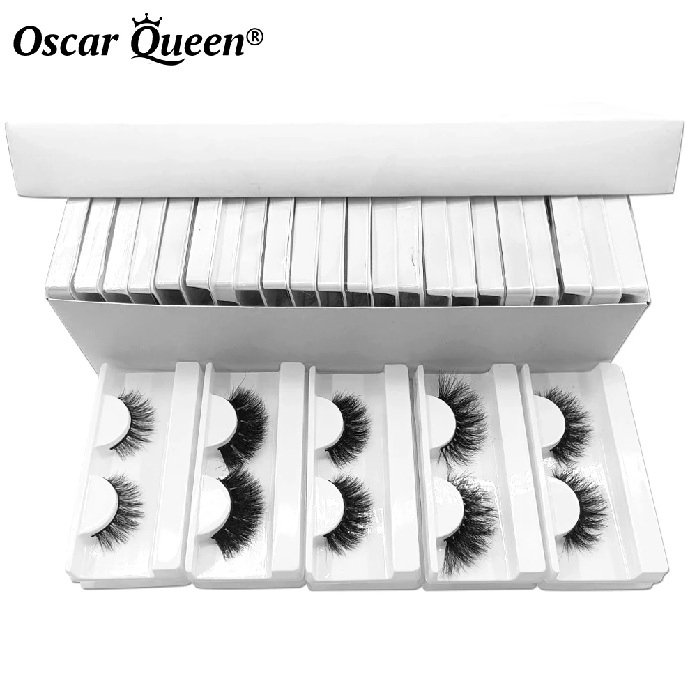 Hot Sale 15-20mm Short Soft 100% Mink Lashes Boxes Package 3D Handmade Natural Fluffy Fake Eyelashes Like Extension Make up Tool