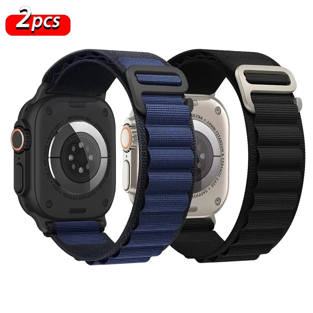 Alpine Loop voor Apple Watch Ultra 3 2 Band 49mm 44mm 40mm 41mm 45mm 42mm 46mm Armband Correa iWatch Series 9 8 7 SE 10 11 Band