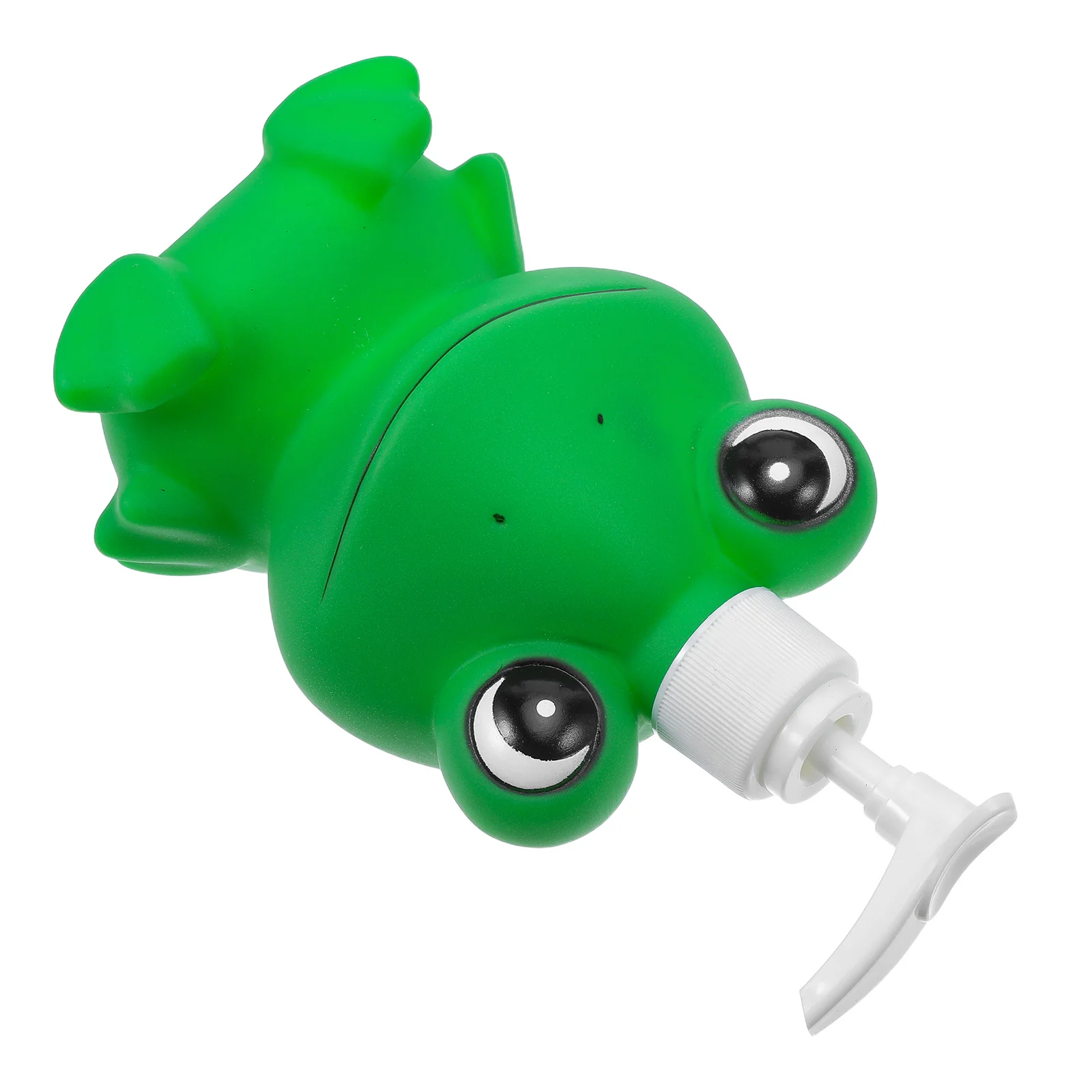 

300Ml Lotion Dispensers Press Pump Bottle For Body Wash Hand Soap Refillable Safe Green Frog Shaped Plastic Sub