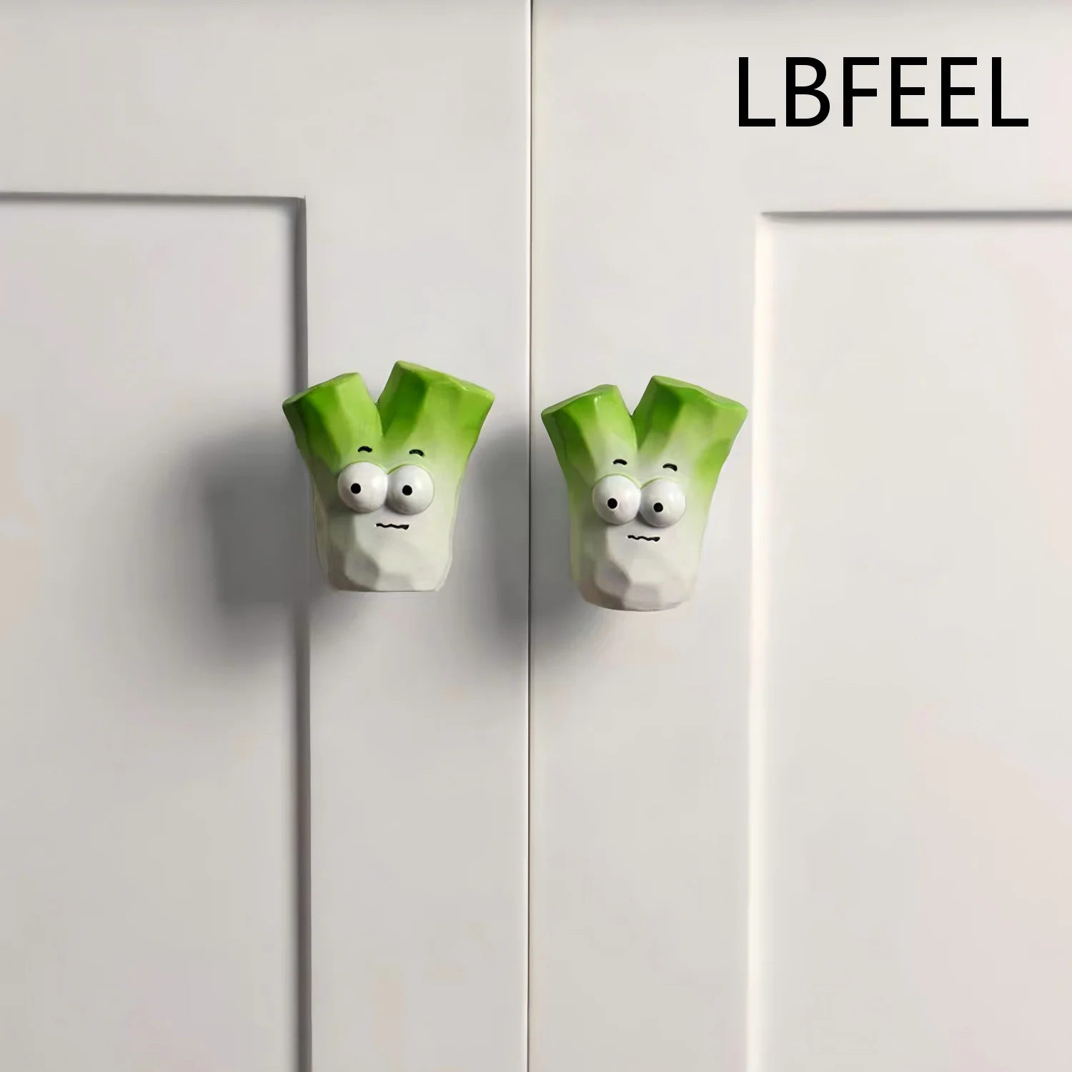 LBFEEL Vegetable and Fruit Shaped Cartoon Children's Room Furniture Handles Creative Decorative knobs Peach Orange Cupboard Pull