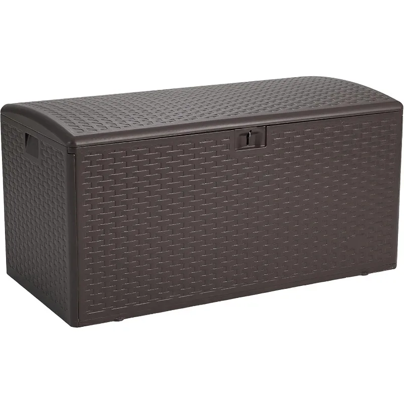 Organization and Storage Outdoor 99 gallon Deck Box, Brown