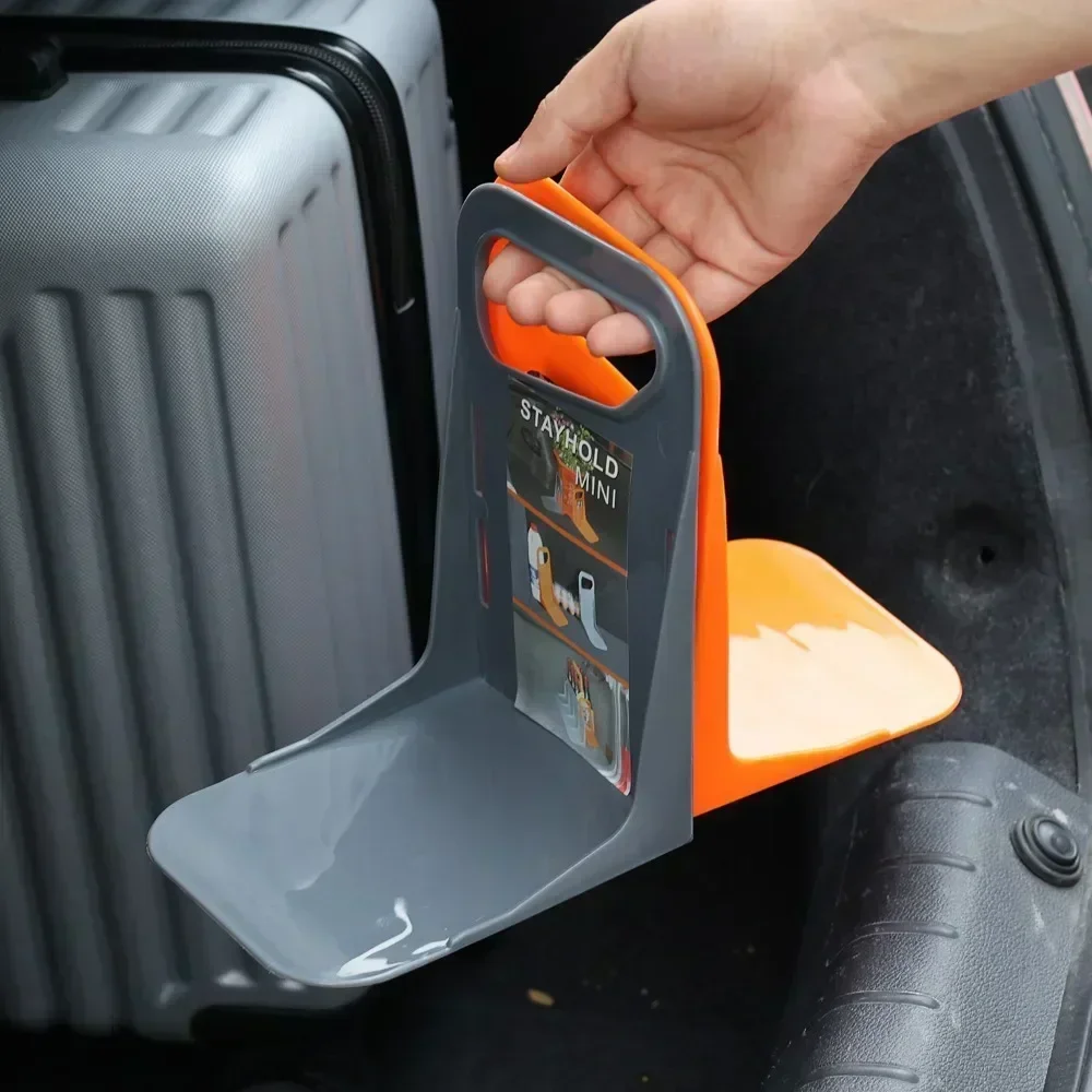 Auto-Kofferraum-Organizer: Rutschfeste Aufbewahrungsbox aus Kunststoff mit Fixierfunktion für zerbrechliche Gegenstände und Koffer – Kippschutz