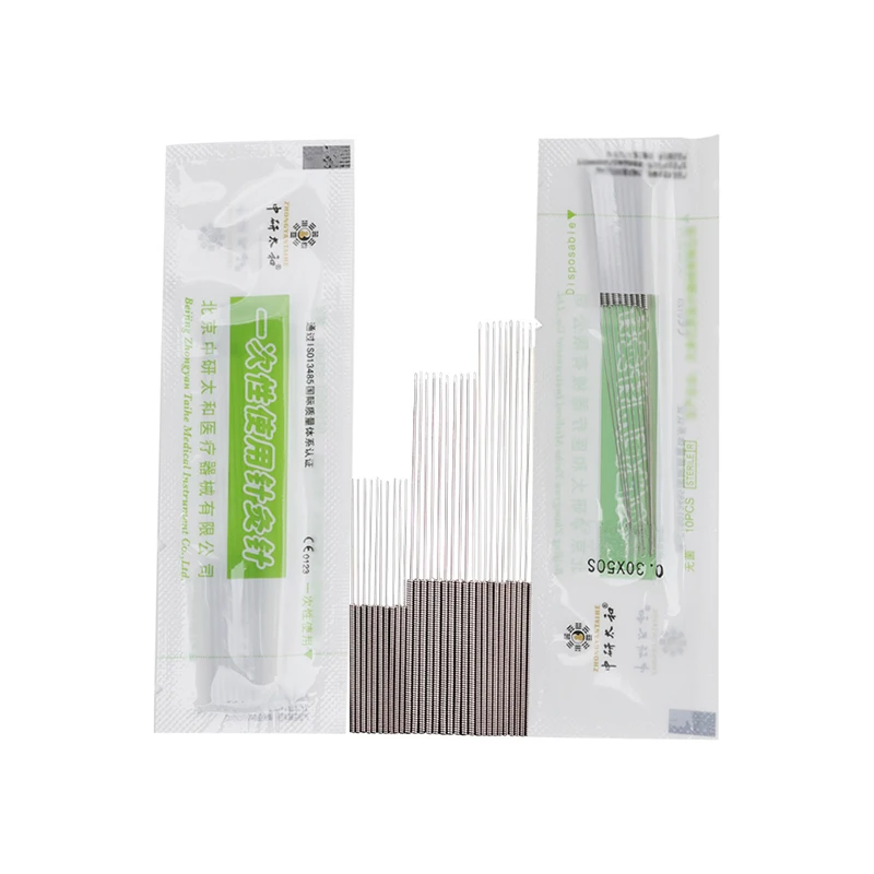 Acupuncture-Needles Beauty Wholesale Massage Zhongyan 1000pcs Tube Disposable 0.16 0.18 0.20 mm Acupuncture Needles