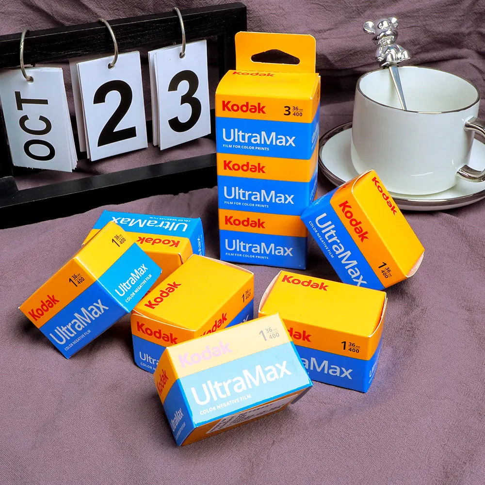 135 Color Film 36 Exposure Per Roll Kodak UltraMax 400 Degrees 1/2/3/5/10 Roll For M35/H35 Fujifilm Film Cameras C41 Flushing