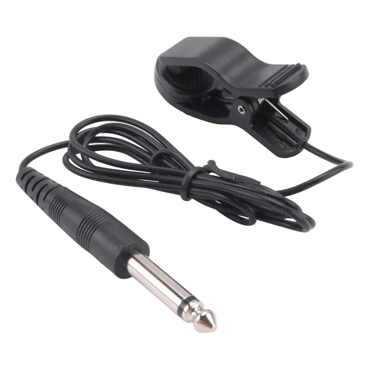 New Arrival Black Universal Guitar Acoustic Clip On Pickup Piezo Contact Microphone