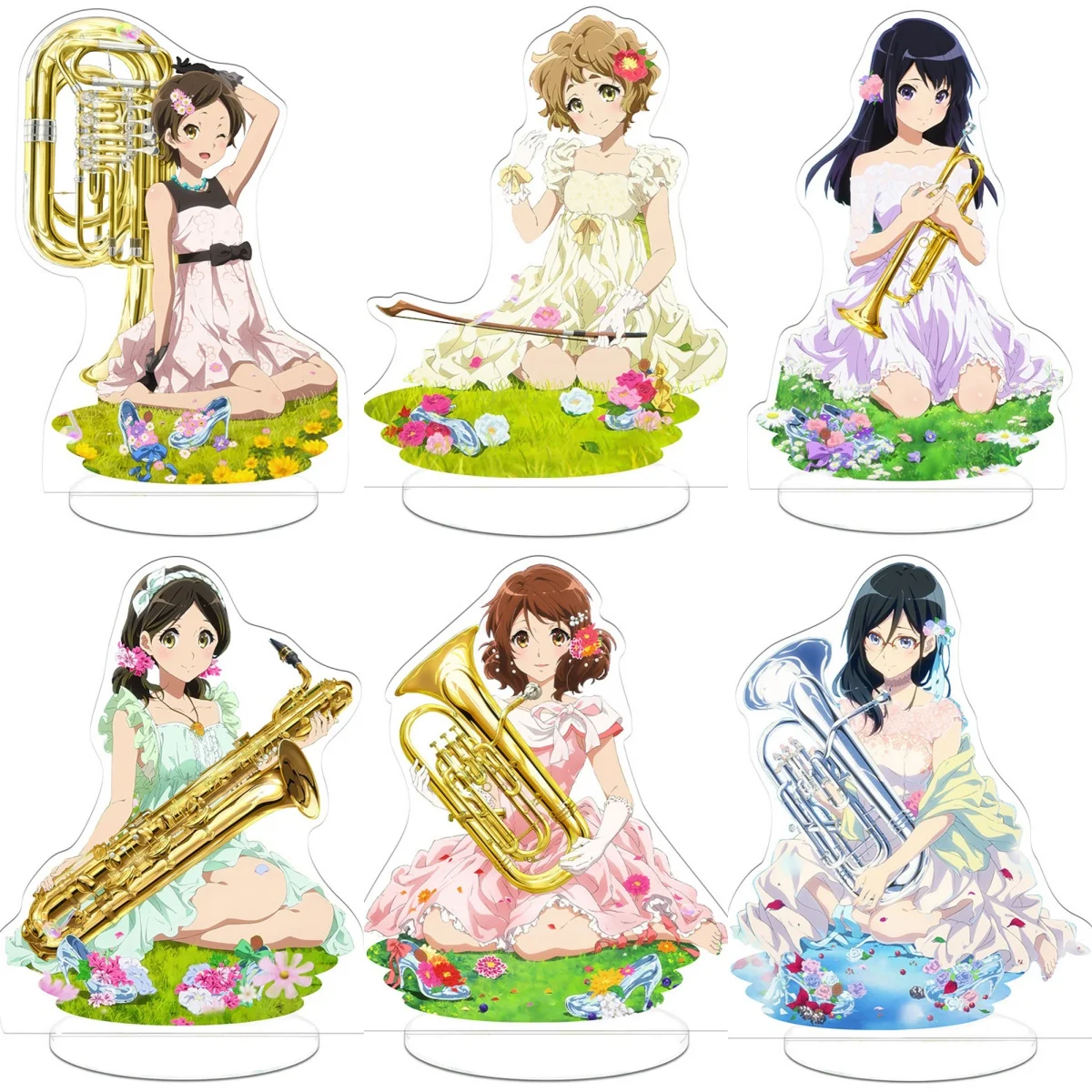 15CM HOT Anime Hibike! Euphonium Acrylic Stand Model Cosplay Characters Ornament Accesorios Goods Collection Gifts