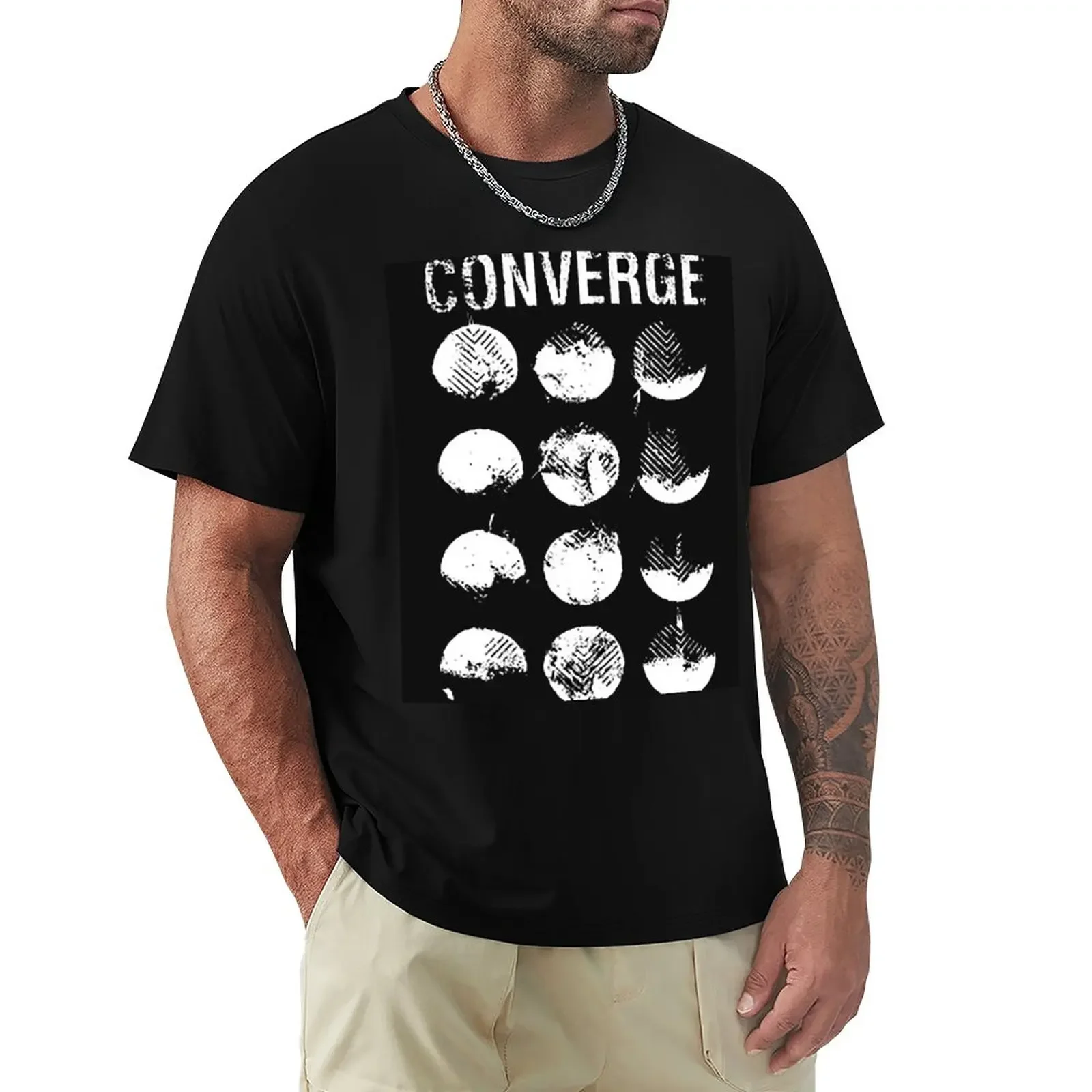 designe-converge T-Shirt blanks summer top Short sleeve tee mens plain t shirts