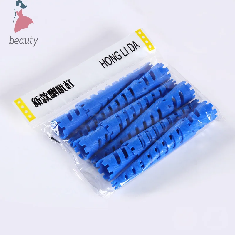 12 Teile/satz Haar Waver Keine Hitze Kegel Form Lockenwickler Extra Dicke Curling Bars Kalte Dauerwelle Flexi Stangen 10,6 cm