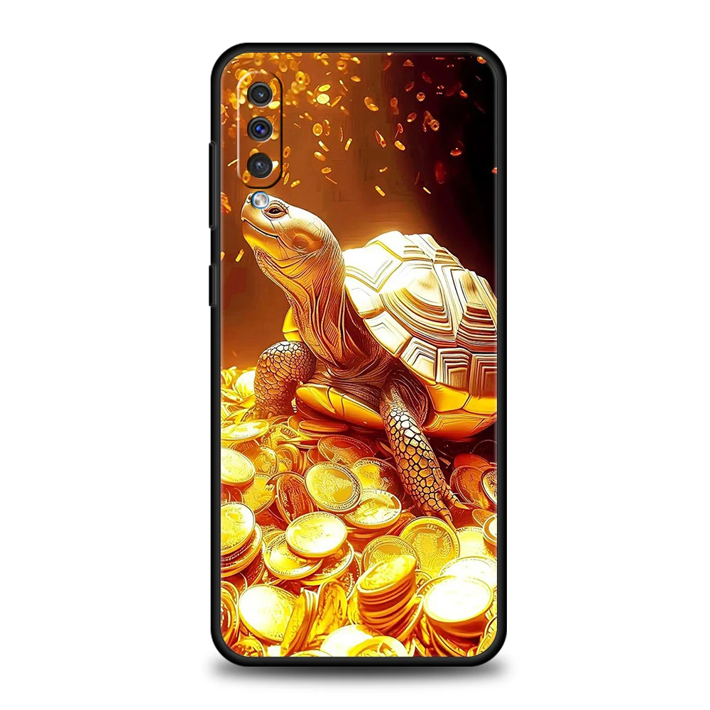 Cartoon Turtle Phone Case for Samsung Galaxy A24 A13 A53 A73 A33 A22 A12 A02 A03 A05 A70 A50 A10 A20 5G Silicone Cover Shell Bag