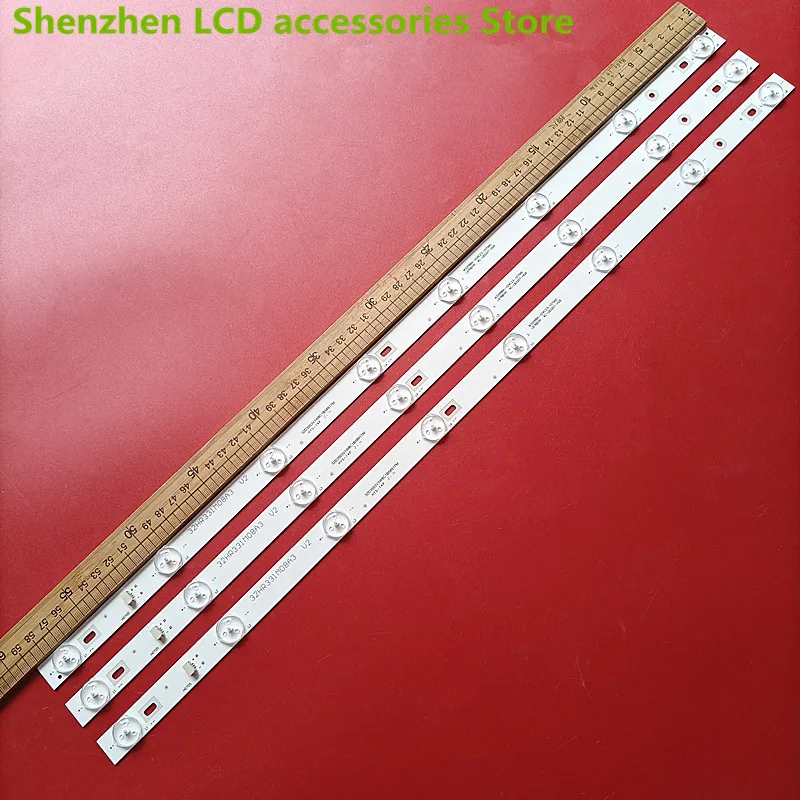 الأصلي ل 32 بوصة B32A380 L32F1600B L32B2810 LE32D99 32HR331M08A3 588 مللي متر 8LED 3 فولت 100% جديد LED الخلفية قطاع