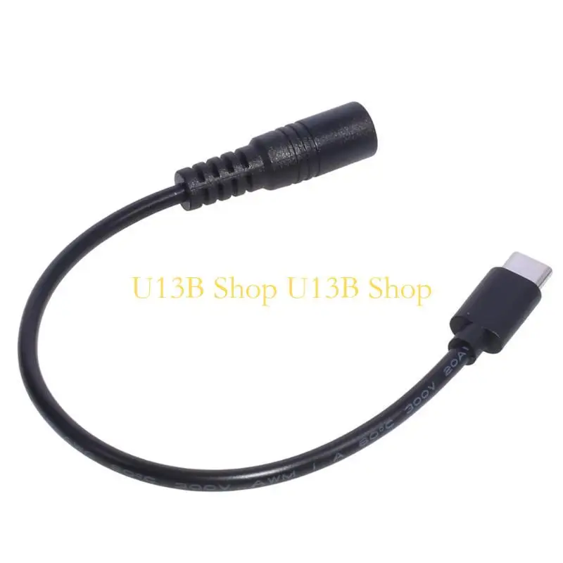U13B Type-C до постоянного тока кабель питания 5V 5,5 x 2,1 мм самки до USB C Кабель зарядки зарядки