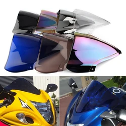 Motorcycle Double Bubble Windshield For Suzuki Hayabusa GSXR1300 GSXR 1300 GSX1300R 2008-2018 WindScreen Accessories Fairing