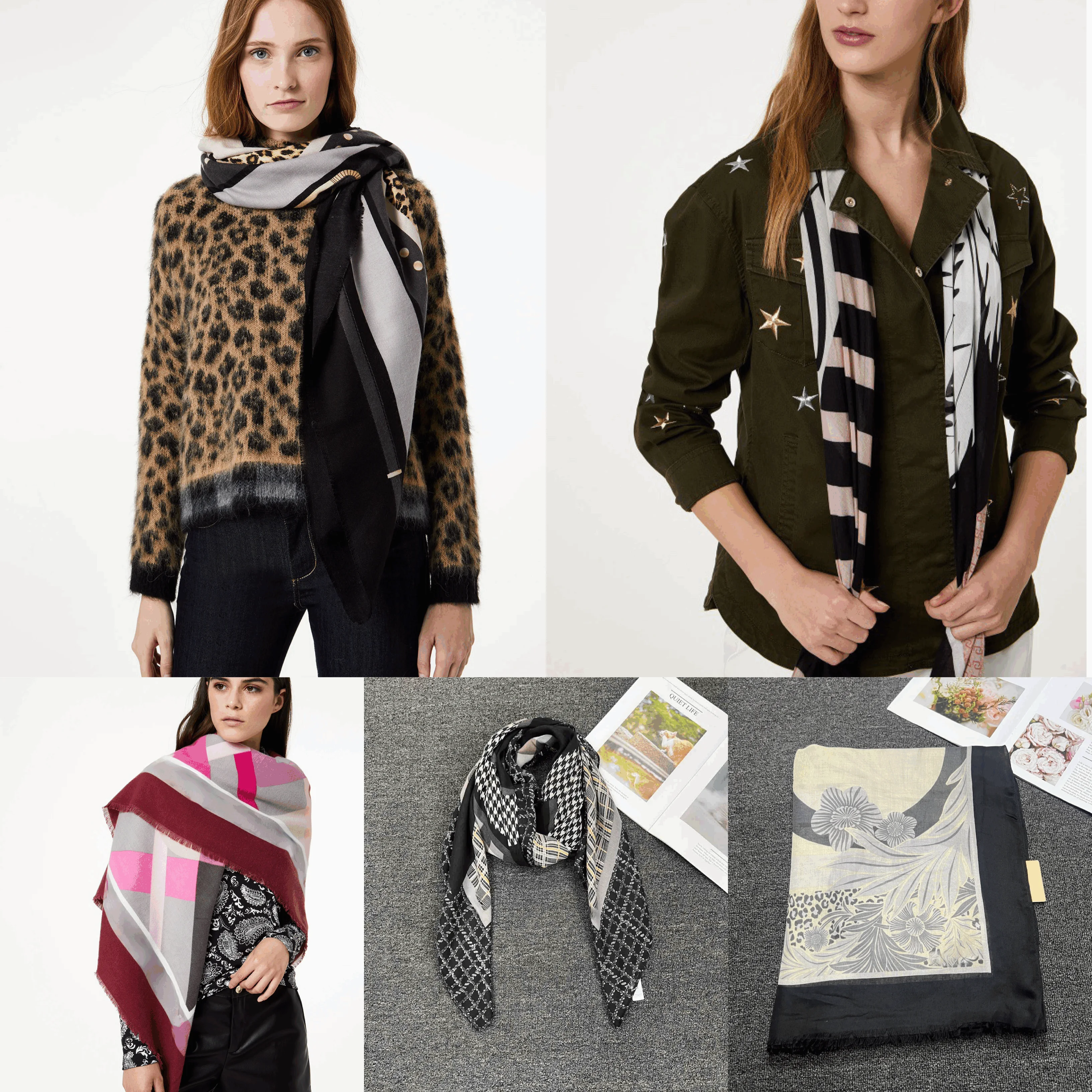 2025 Foreign Trade Italy Single Hot Selling Light Luxury Scarf Printed Sunscreen Versatile Shawl Beach Scarf