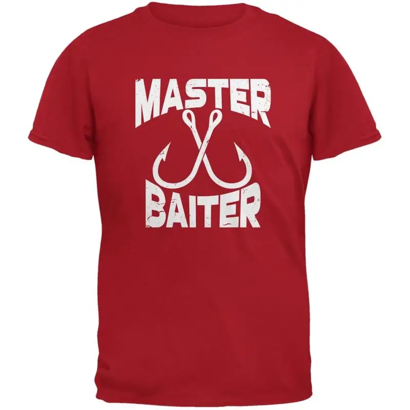 

Красная футболка для взрослых Master Baiter
