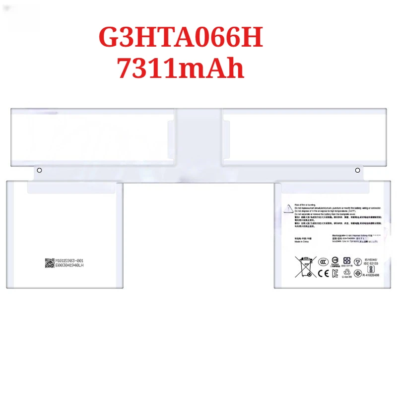 G3HTA066H 7311mAh Integrated Graphics Keyboard Battery for Microsoft Model 1908 13.5-inch Surface Book3 3rd Generation