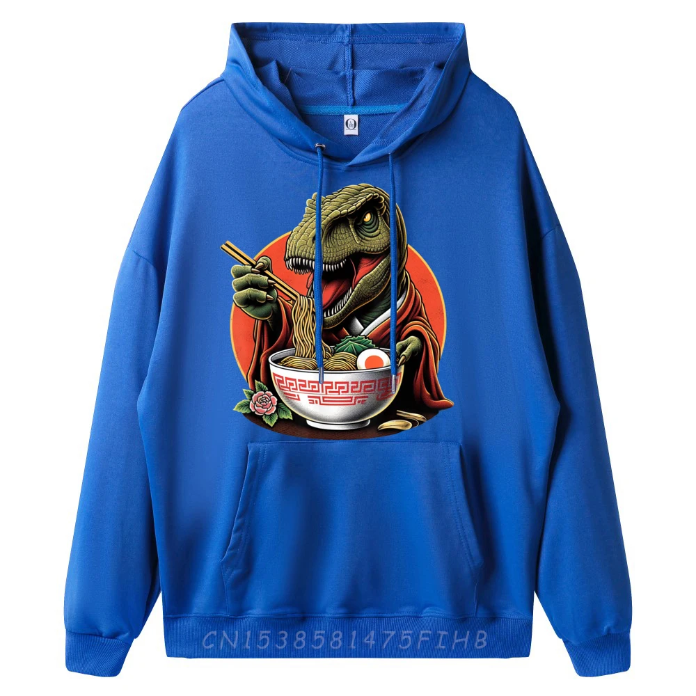 Dinosaur Ramen T-Rex Kawaii Neko Rex Japanese Noodles Plain Sweatshirts Wholesale Sweatshirts For Men Man New In Sweatshirts