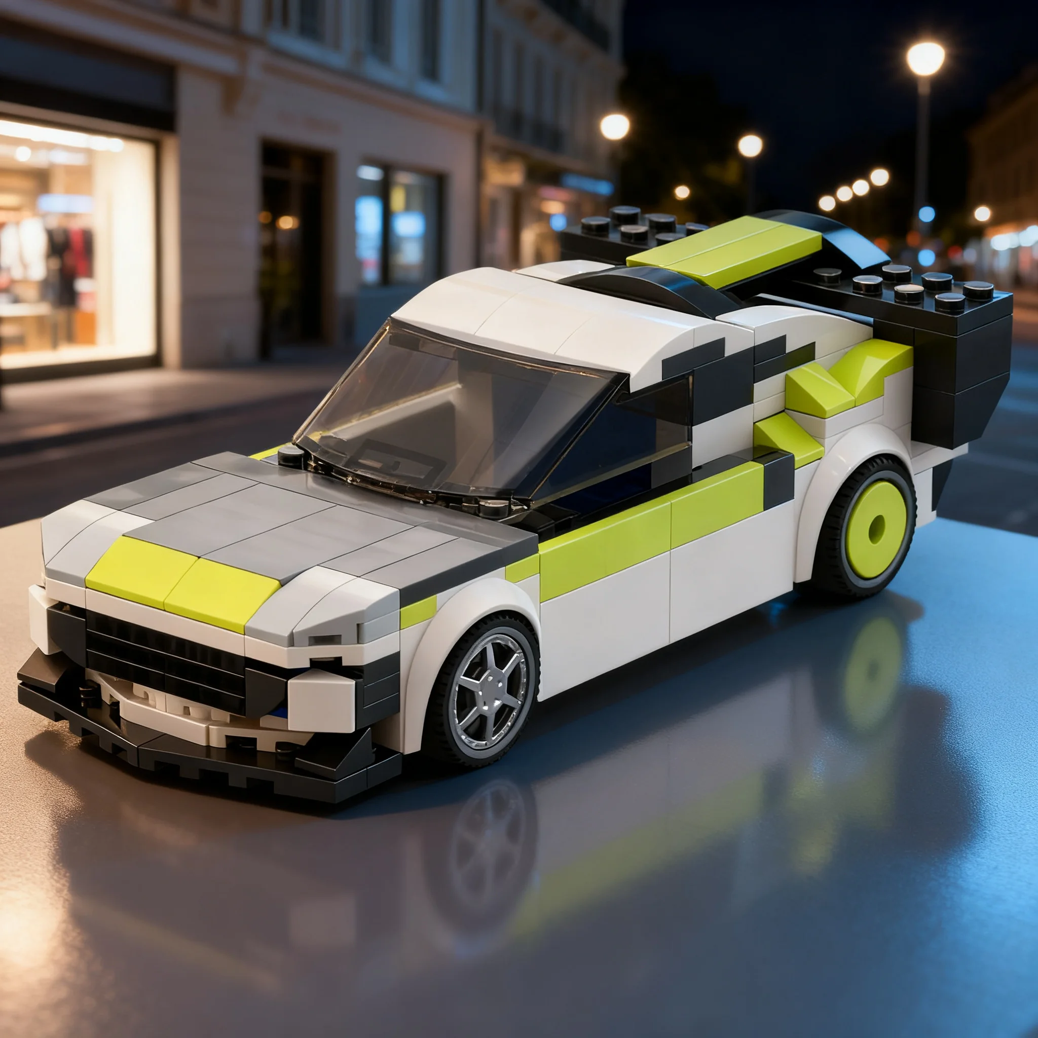 208pcs MOC City Champions Subaru BRZ ZD8 DRIFT SUPERCUSTOM Fictional Custom Model Building Blocks Toys Assemble Brick Creative