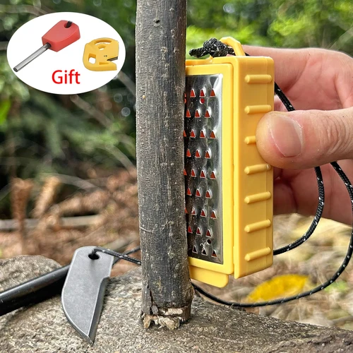 Imagen 2 del producto NUEVO Kit de Encendido para Camping al Aire Libre, Equipo de Supervivencia en la Naturaleza, Herramienta EDC, Paquete de Encendedor con Iniciador de Fuego