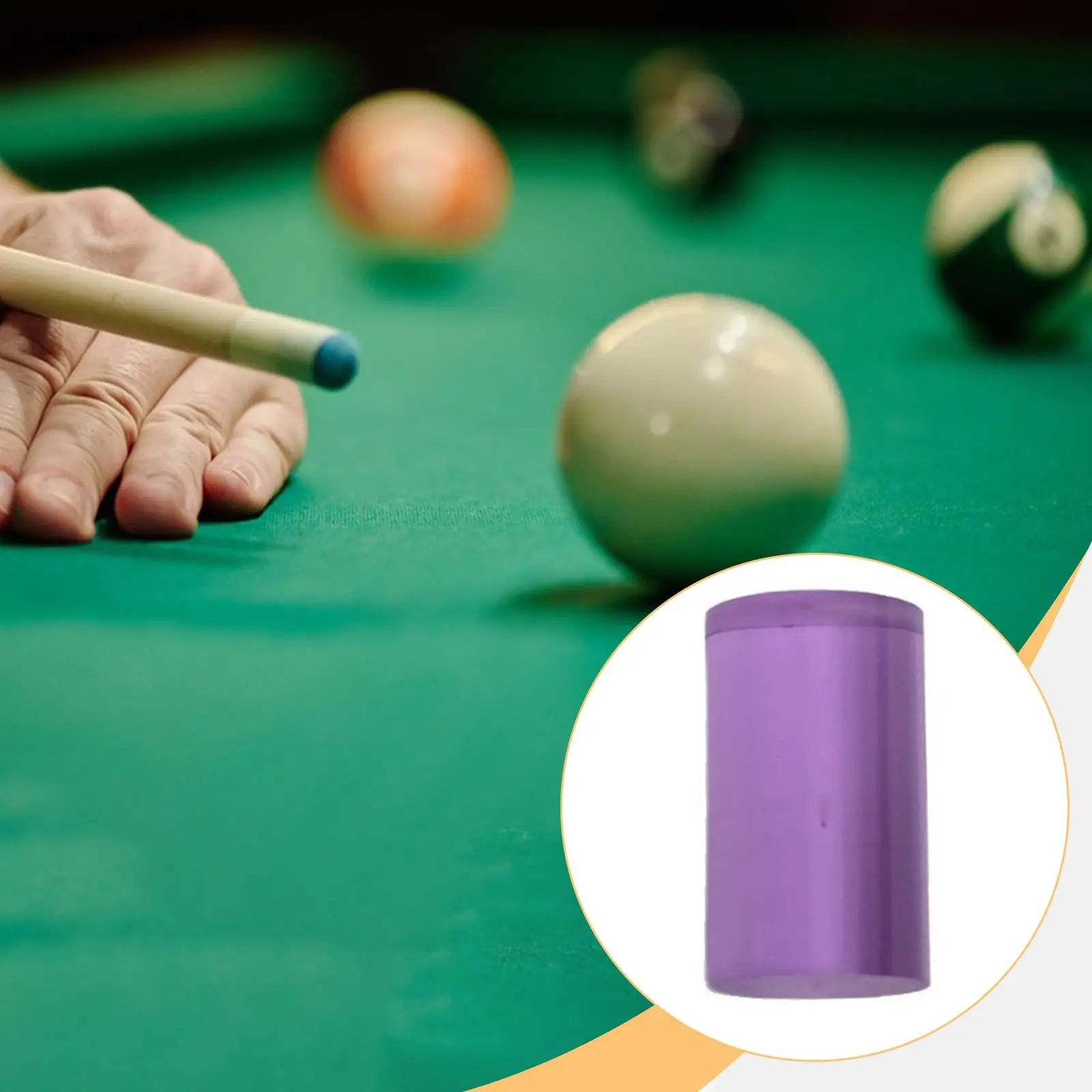 High Quality Acrylic Pool Cue Ferrule Tube Direct Replace Accessory for Billiard Cue Tip Fix