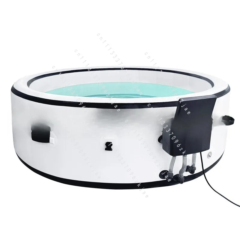 Inflatable Spa Home Massage Bubble Pool Folding Bathtub for Indoor Outdoor Relaxation