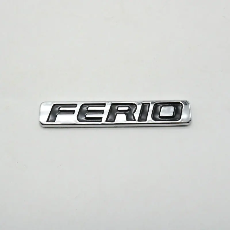 For Civic Ferio Emblem Badge Car Sticker Rear Trunk 3D Letter Logo Nameplate Decal