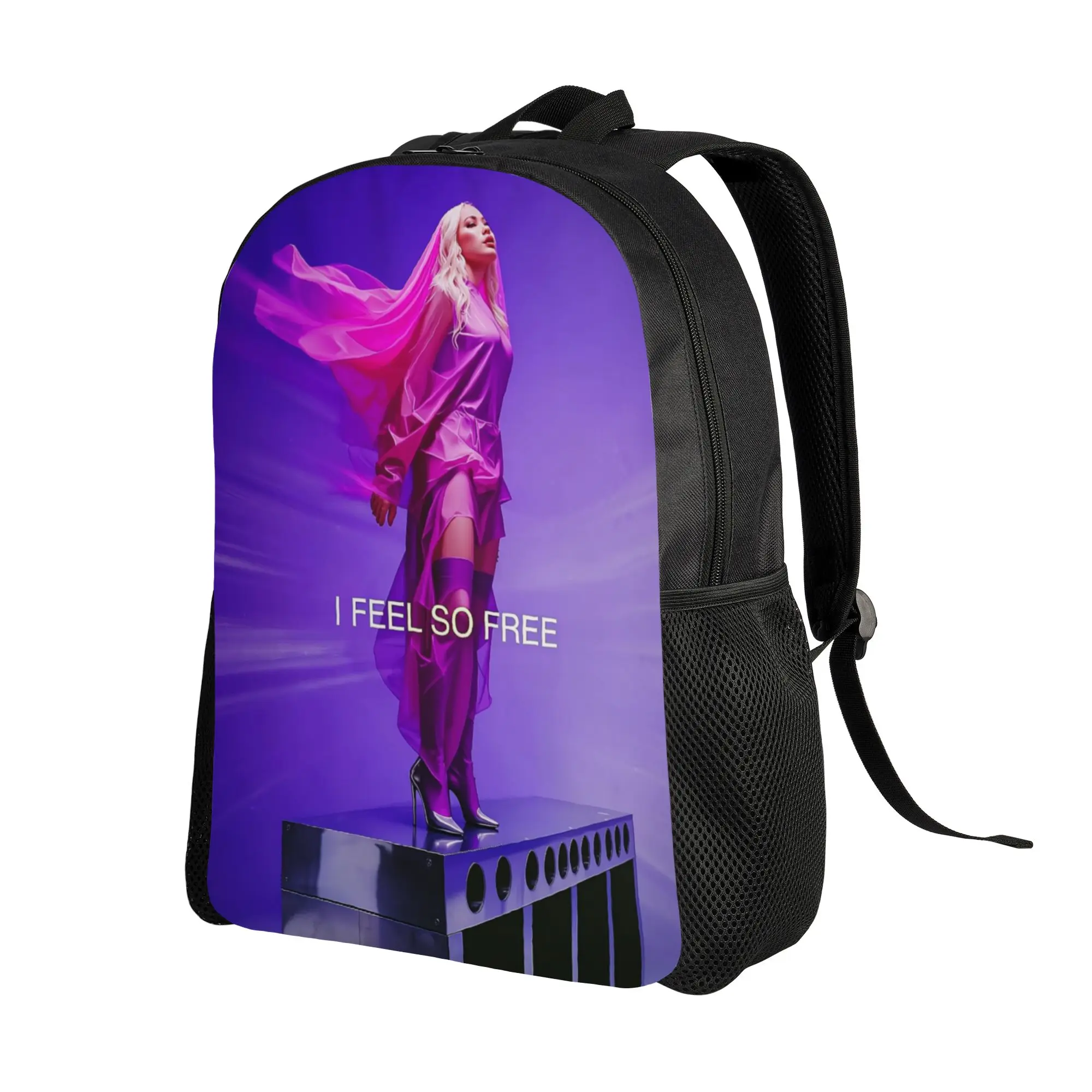 I Feel So Free Backpack M-MadonnaS Travel Backpacks Girl Fashion School Bags Custom Durable Rucksack