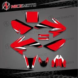 NICEMOTO New Style Motorcycle Stickers For Honda CRF50F CRF 50F CRF-F 50 2004-2012 Graphics Background Decal Stickers Customized