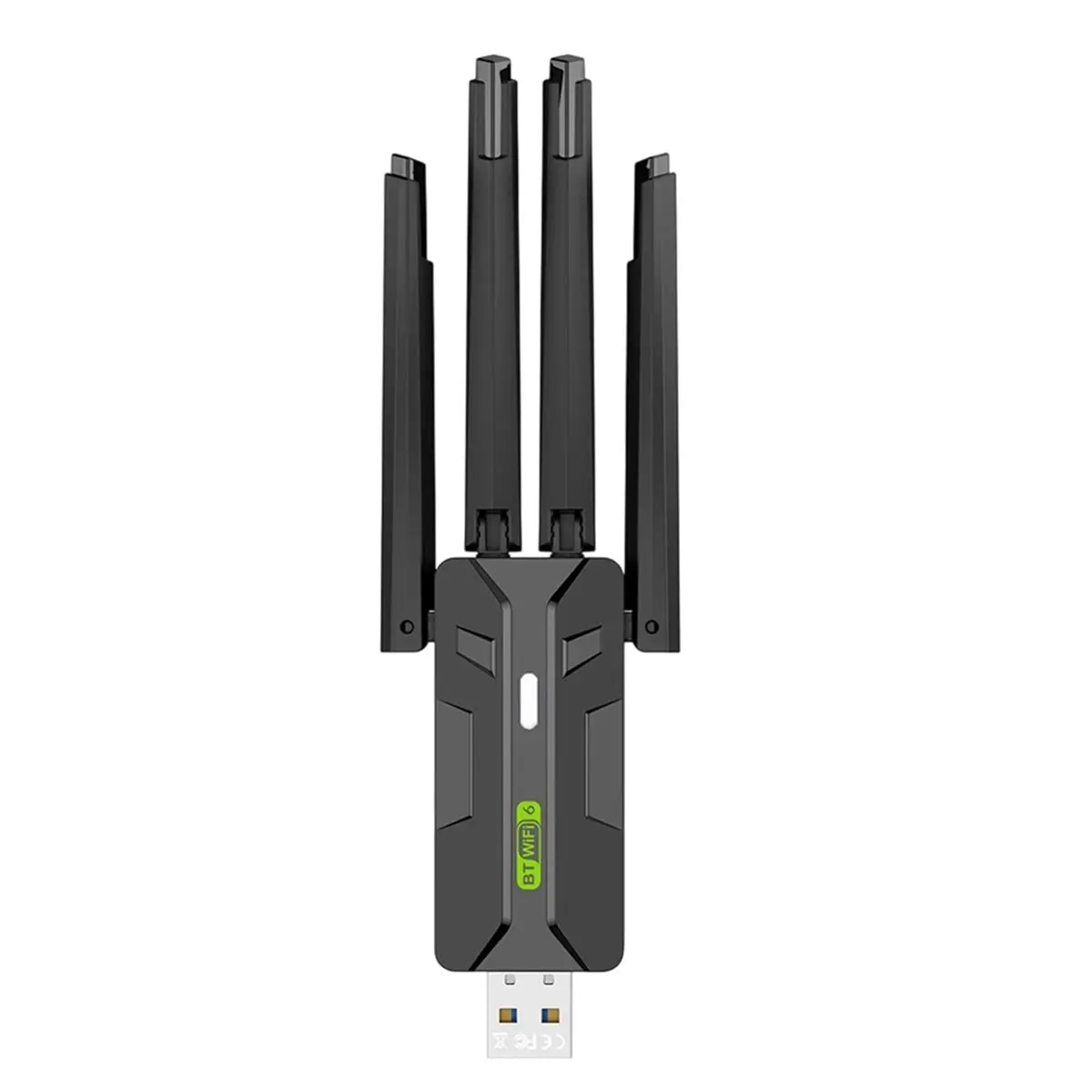 AX900 WiFi6 Wireless USB Adapter 900Mbps Wireless LAN Network Receiver 2.4GHz 5GHz Dual Band BT5.4 for WIN10 WIN11