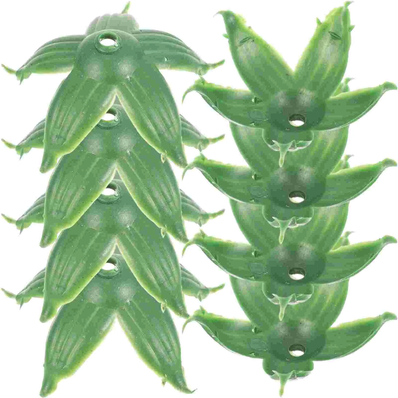 

120 Pcs Artificial Flowers for Outdoors DIY Torus Rose Sepals The Fake Calyxes Green Materials Supply